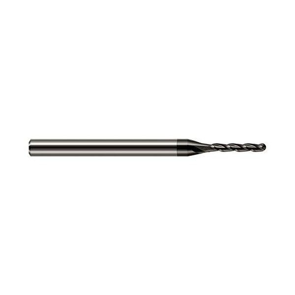 Harvey Tool 0.0310 in. 1/32 Cutter dia. x 1/8 in. Carbide Ball End Mill, 3 Flutes, Amorphous dia.mond Coated 895731-C4 - main